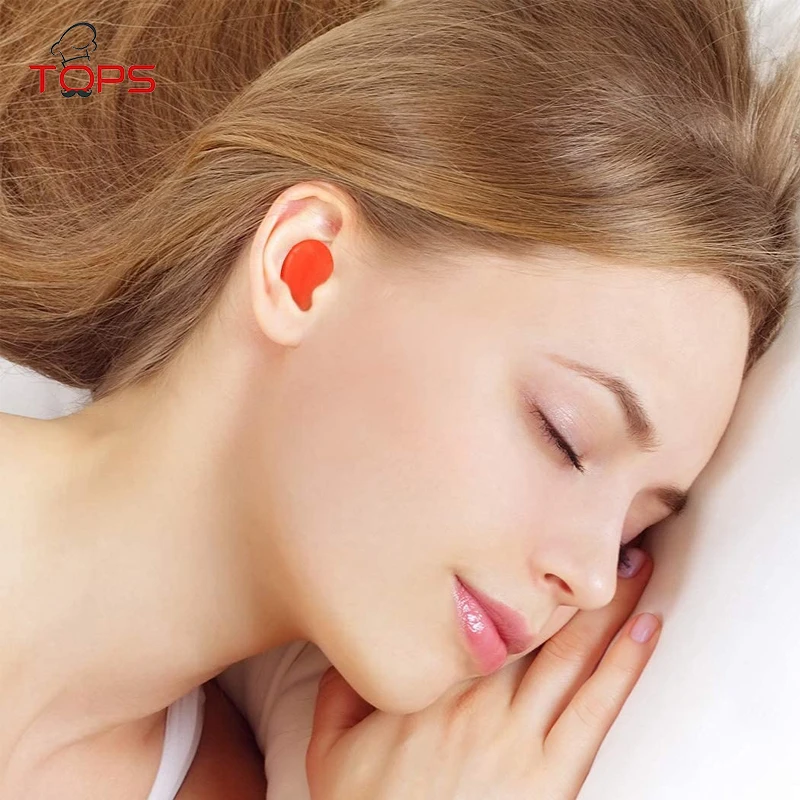 Ear Plugs for Sleeping Soft Reusable Moldable Silicone Earplugs Noise Cancelling Earplugs Sound Blocking Ear Plugs with Case