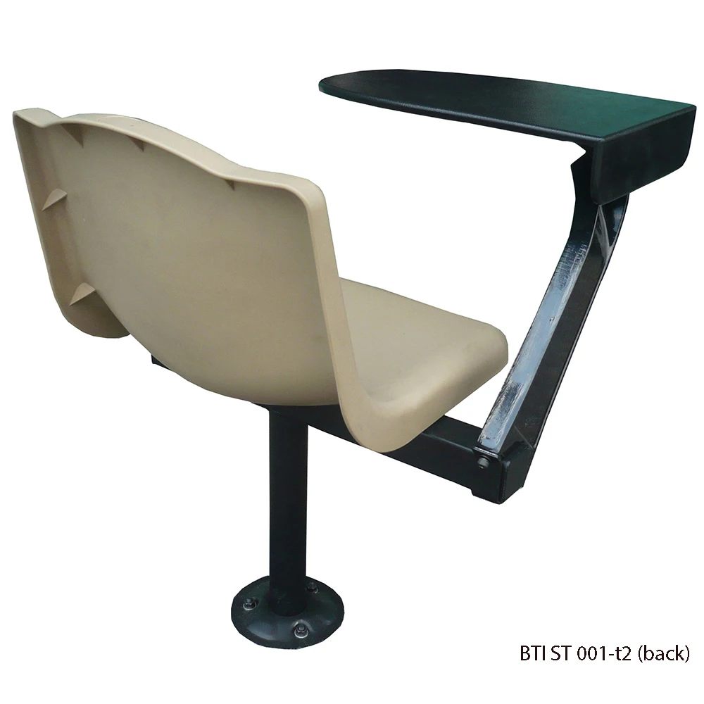 Лекция стадион офисный стул ST-001-02-T2 B сильный литой полипропилен из АБС-пластика с пюпитром эпоксидное покрытие стенд