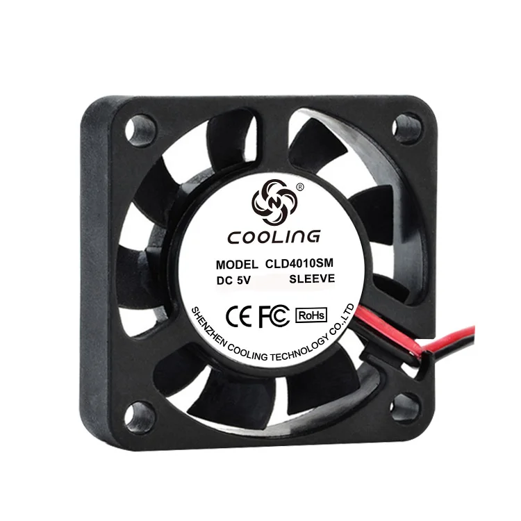 wholesale 5v dc axial cooling fan 40x40x10 brushless fan 40mm