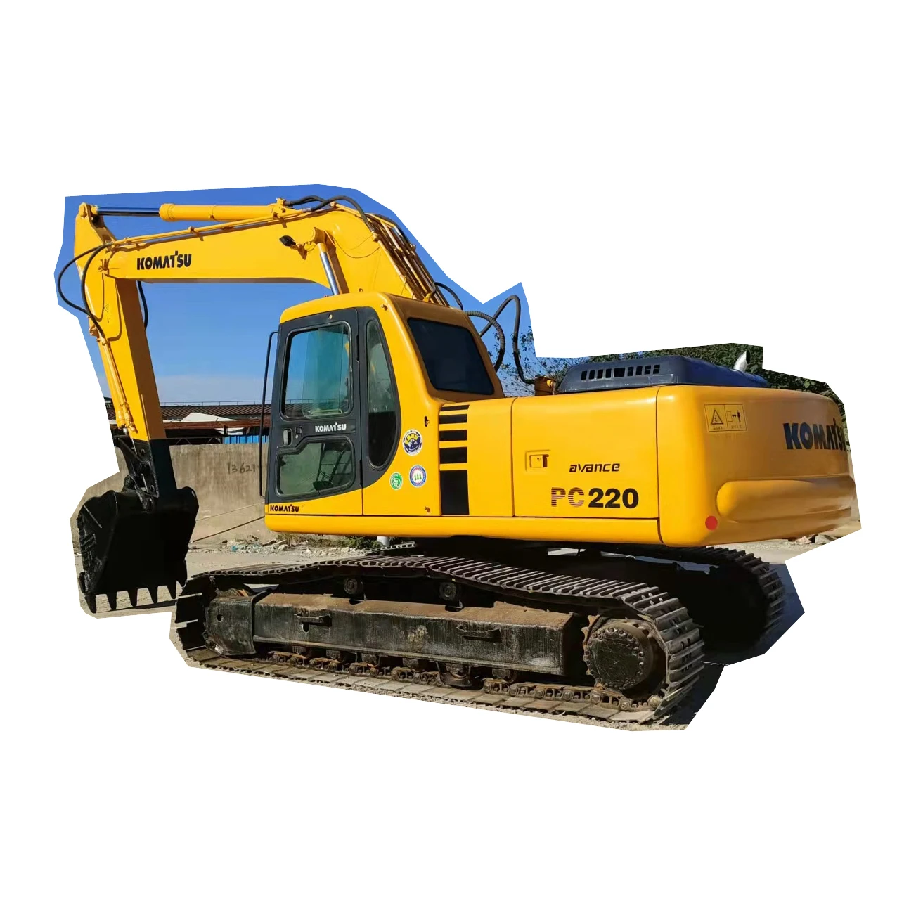 Fewer working hours Used Komat su PC220 crawler excavator/Used Komats u PC220-6 digger on sale