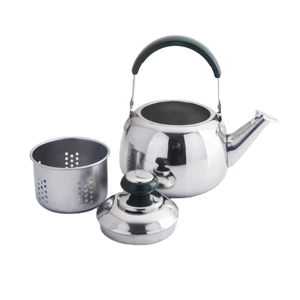 Чайный горшок разной емкости из нержавеющей стали с фильтром