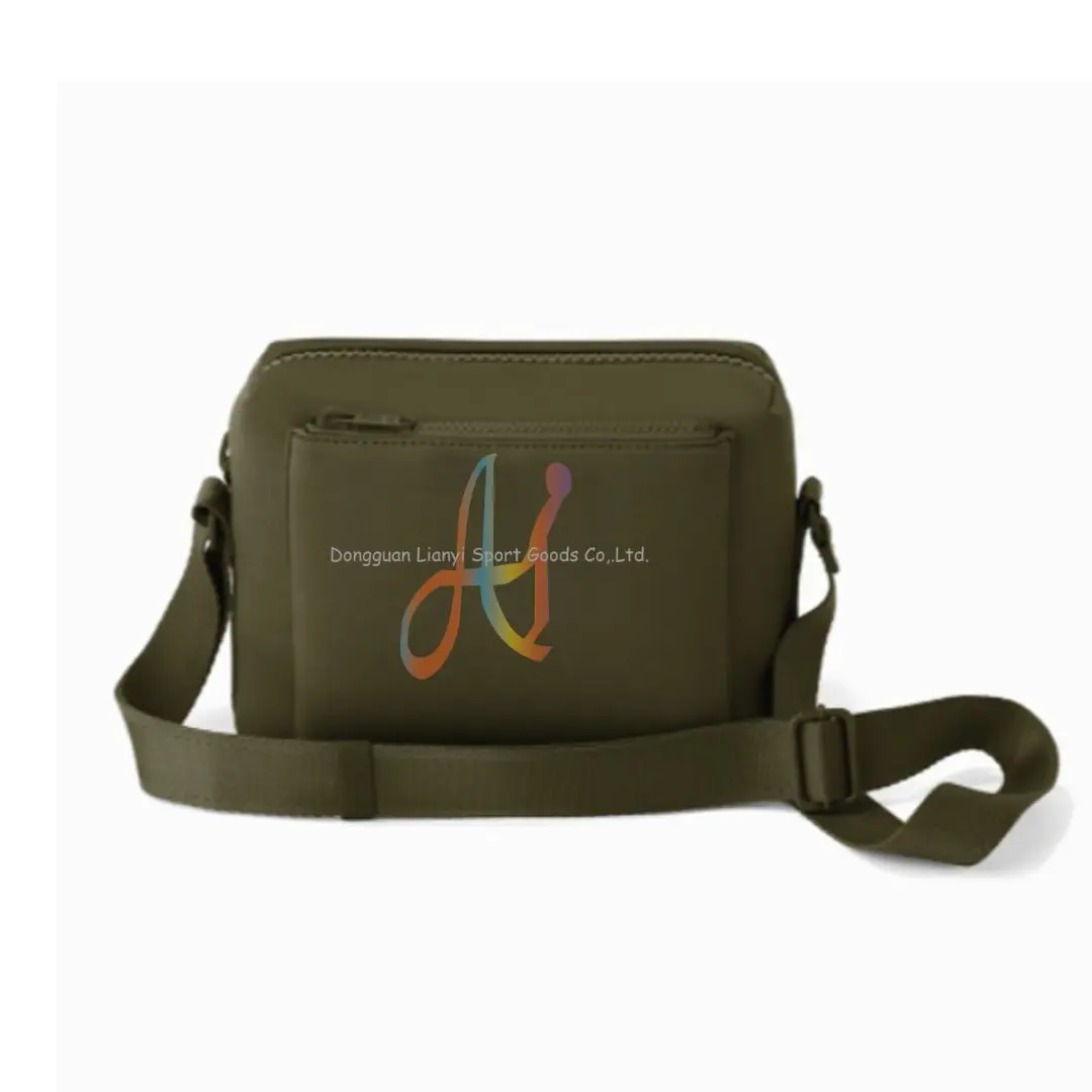 Manufacturer Full Custom Logo Neoprene Ladies Handbag Neoprene Purse for Women Designer Crossbody Bag