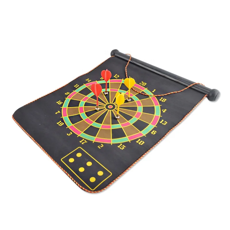 Magnetic dart board game 15 inch magnet dartboard sport toy indoor party game