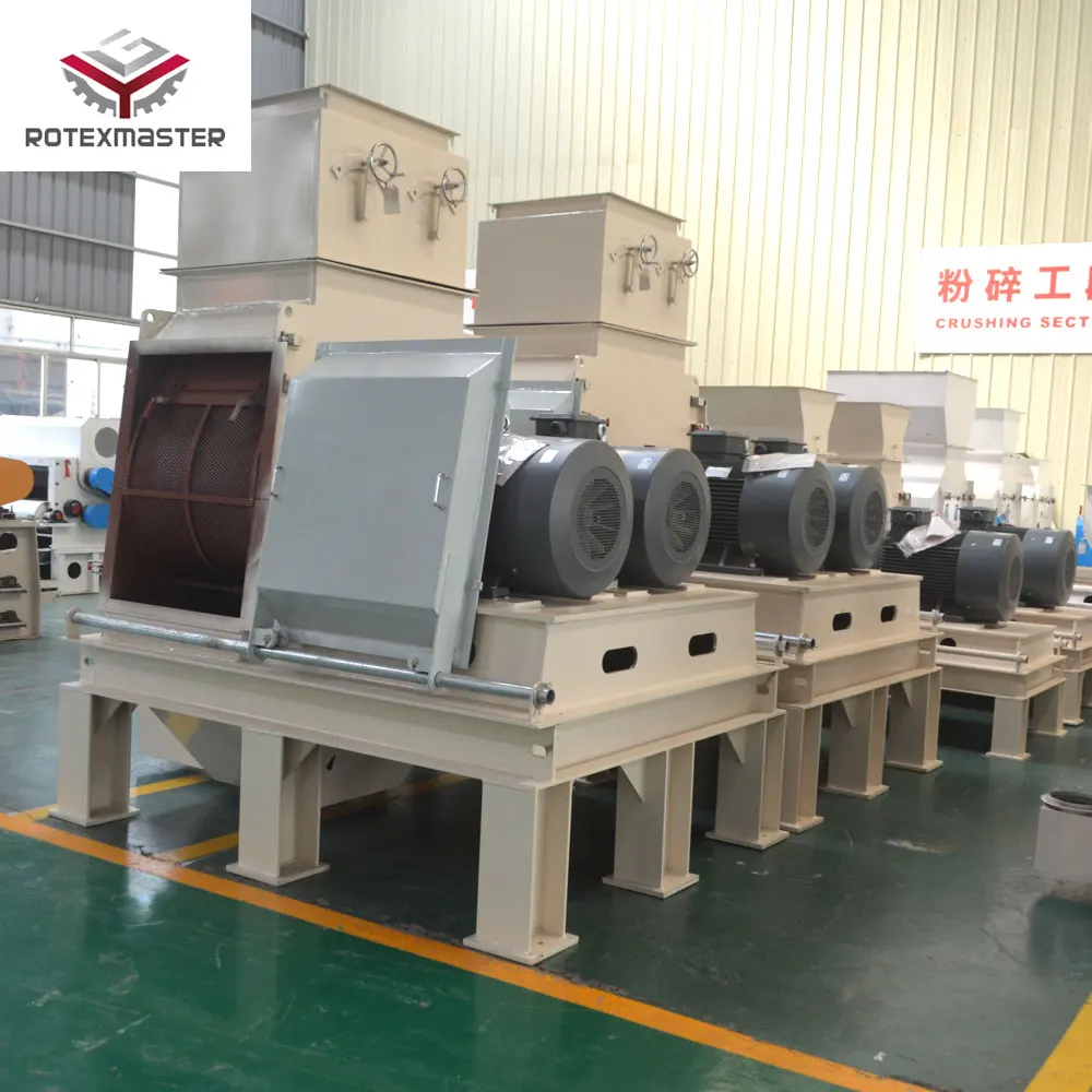 Multifunctional sawdust wood powder making machine hammer mill