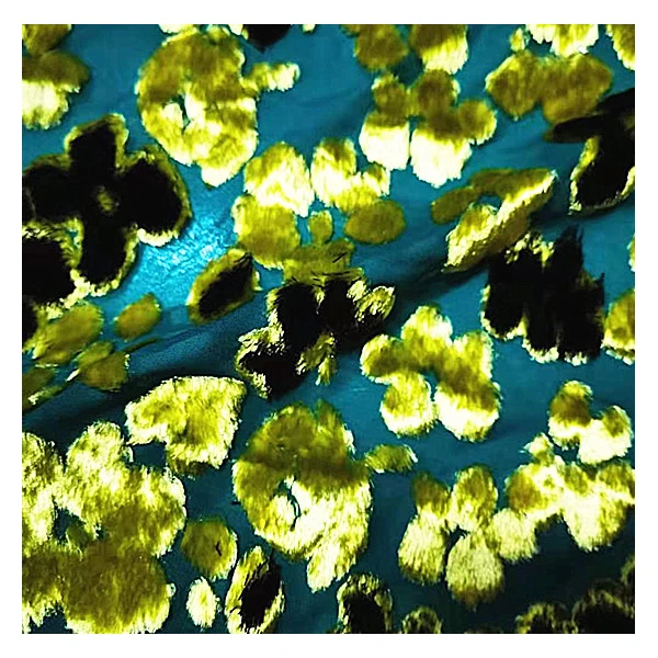 Яркий Цветной шелк, как цветочный дизайн, жаккардовая бархатная ткань для женщин