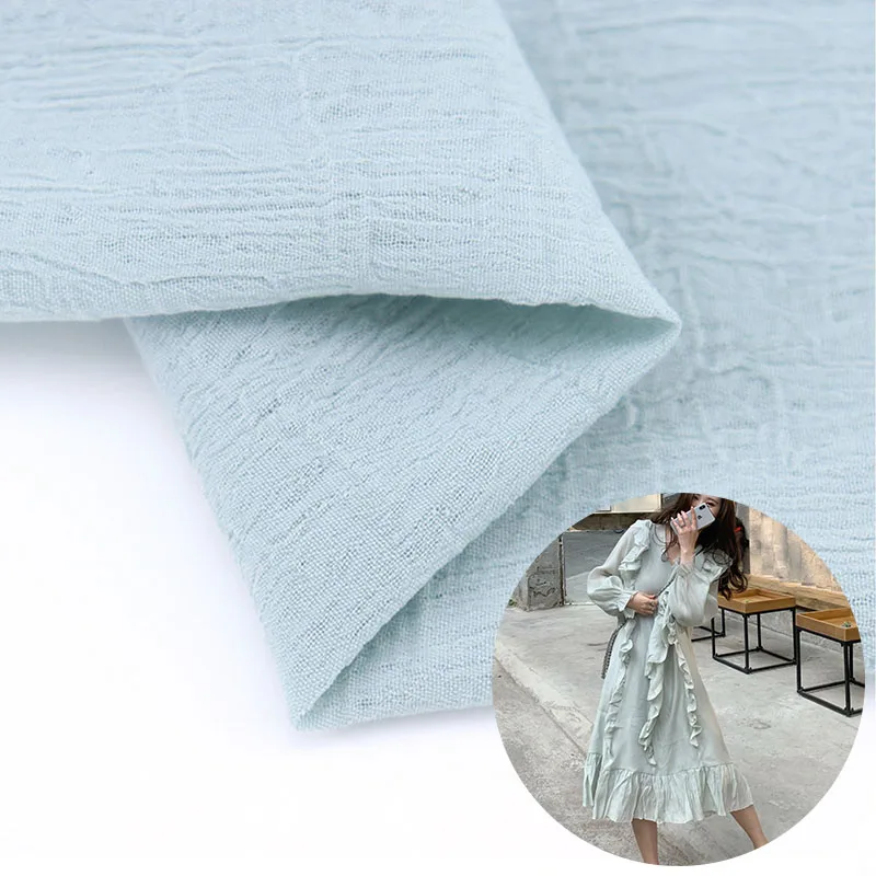 100% polyester Flower wrinkle crepe Chiffon Georgette Fabric dress blouse/shirt cloth