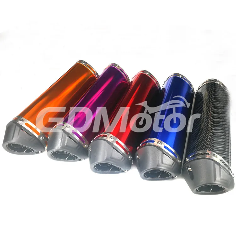 38-51mm exhaust muffler pipe with db killer silencer for motorcycle atv bike new styles