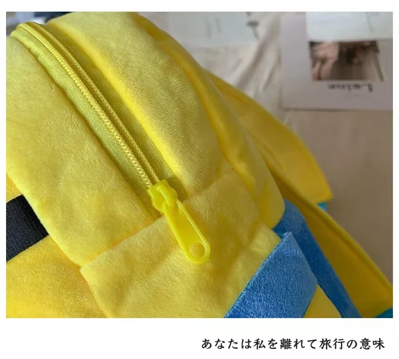 Minion Plushie Toys Bob Kevin Stewart Minion Plush Dolls Lovely Movie Yellow Figure Stuffed Toy Backpack