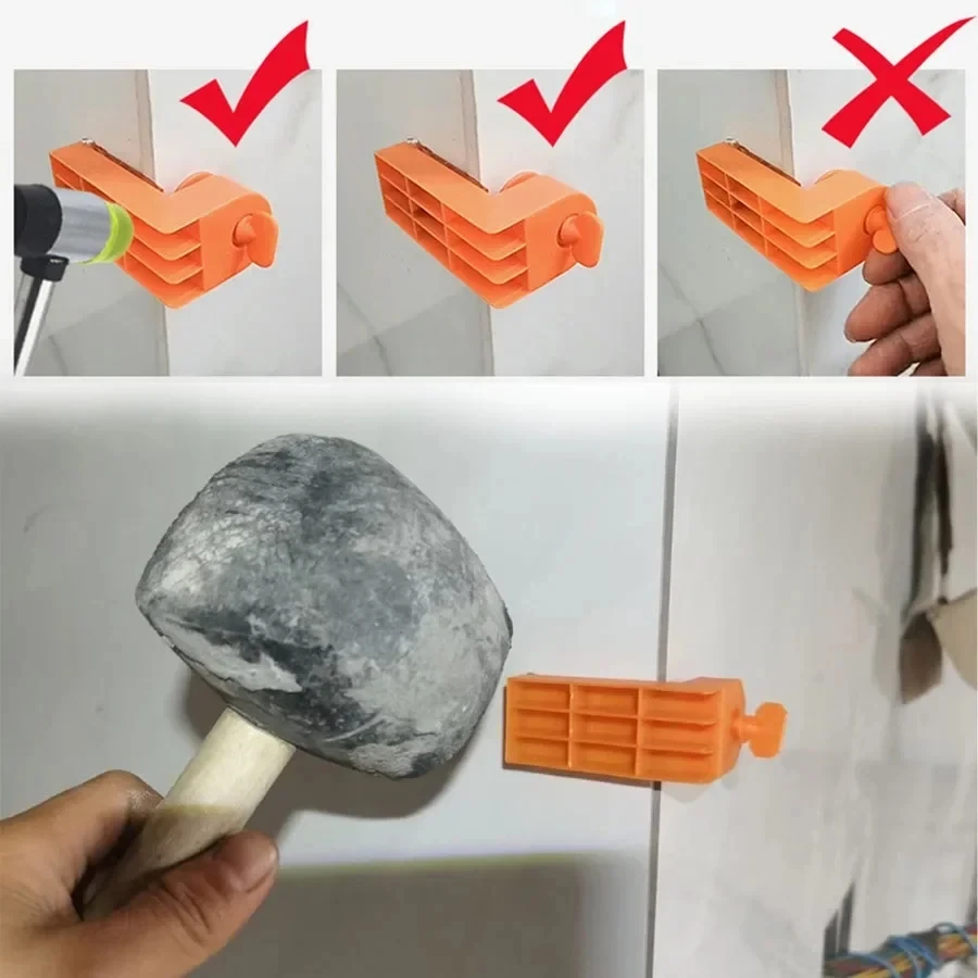5-30Pcs Ceramic Outer Angle Tile Leveling System Clips Spacers with Tape Construction Tools for Floor Wall Tile Fixing Laying