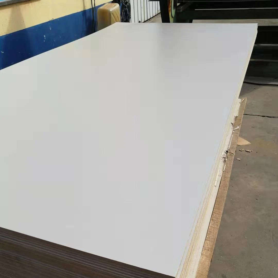 3.5mm woodgrain color melamine mdf sheet for furniture backing board