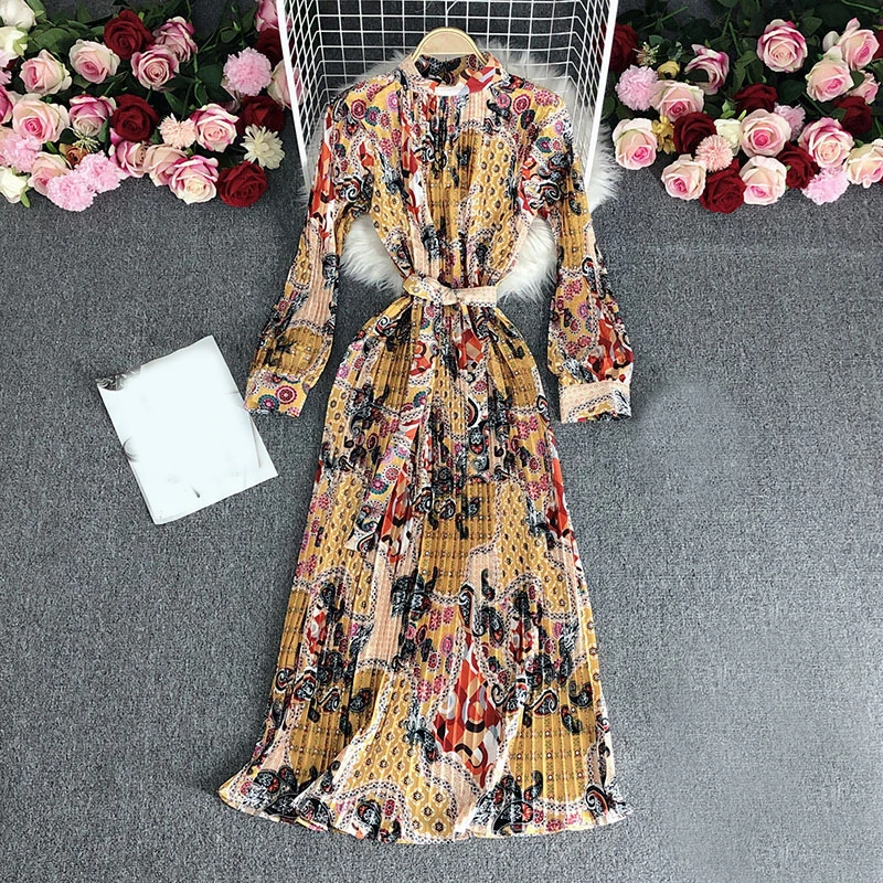Fall new vintage woman clothes niche designer fashion dresses women lady elegant clothing manufacturers custom