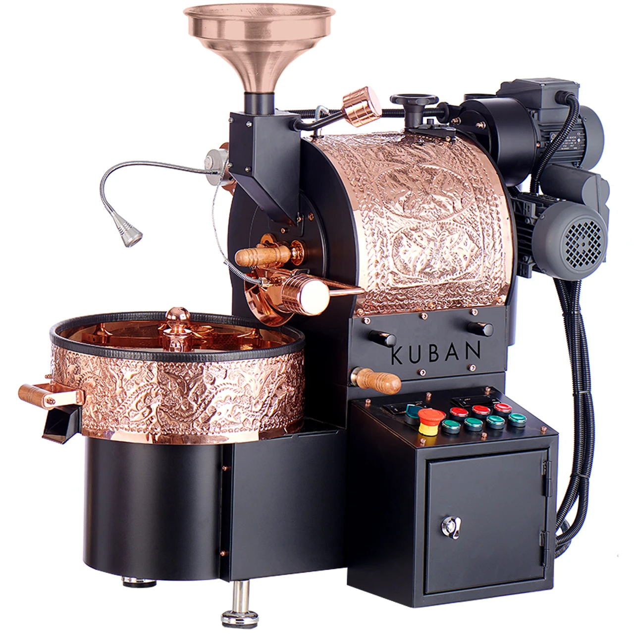 
Electric Gas Coffee Roasters, Kuban Coffee Roaster, Sample Coffee Roasters with 100 200 300 500 grams, Kuban KBN1000M-0,5 