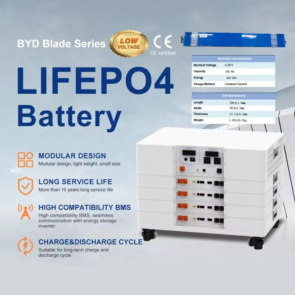 BYD Green 280Ah Lifepo4 3 2 В 50Ah 100Ah 230Ah 300Ah солнечные батареи литиево-ионный аккумулятор