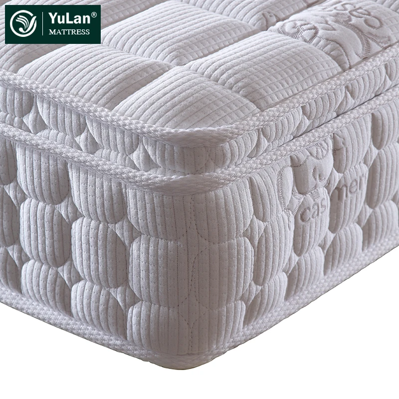 Luxury Ergonomic Design Healthy Spinal Care 9 Zoned Pocket Spring  Cashmere Latex Mattress