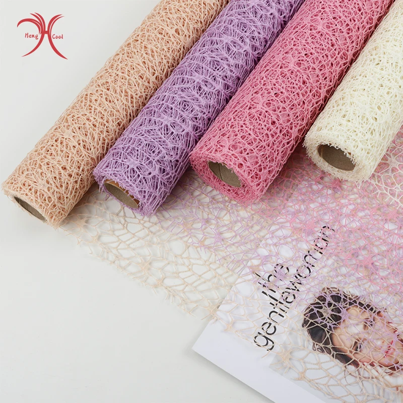 Fflorist supplies Flower Wrapping yarn mesh packaging flower shop bouquet packaging
