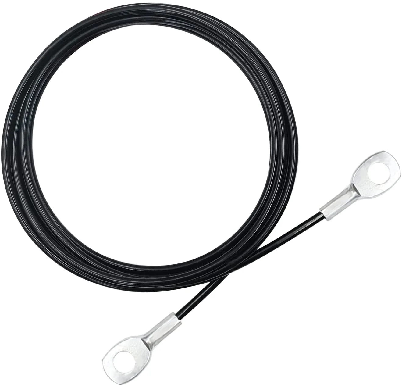 On sale Black nylon coated gym cable pvc coated steel wire cable for fitness equipment