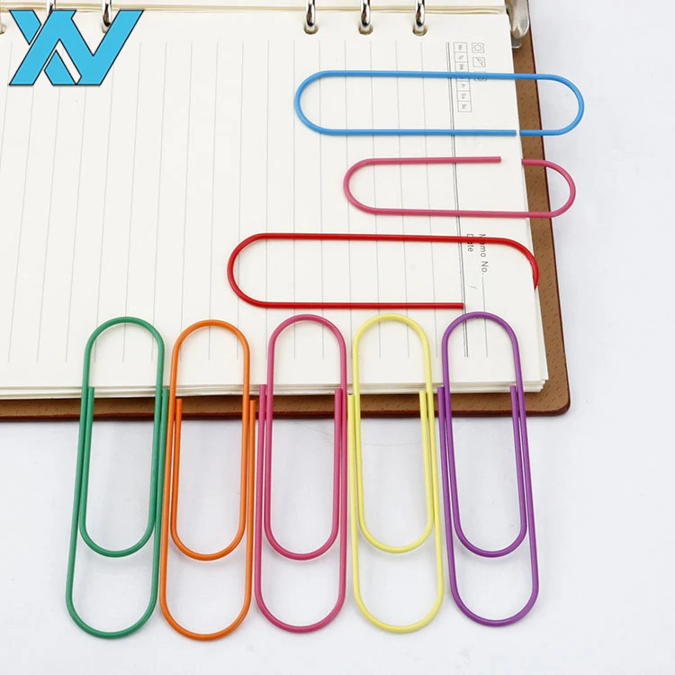 custom design large size 100mm giant paper clip 4 inch