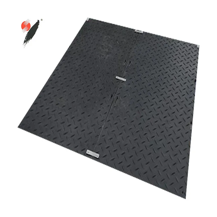 1/2' thickness uv protection HDPE plastic polymeric sheet covering roads mats