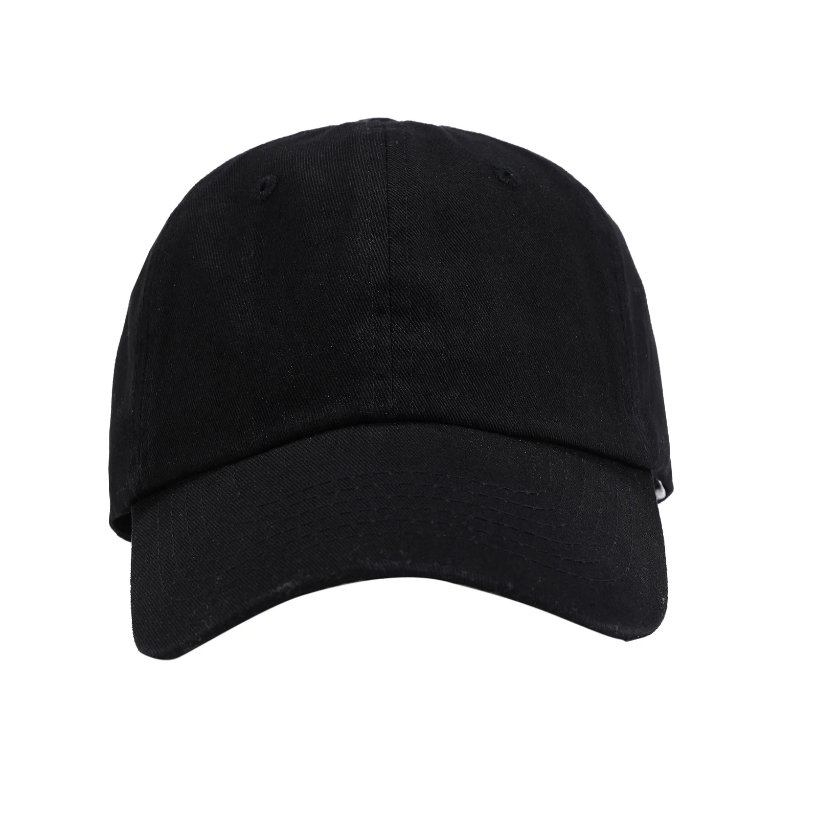 In Stock Black Fashion Wholesale Best Quality Sports Hats New Adult Size Custom Sports Cap For Sale