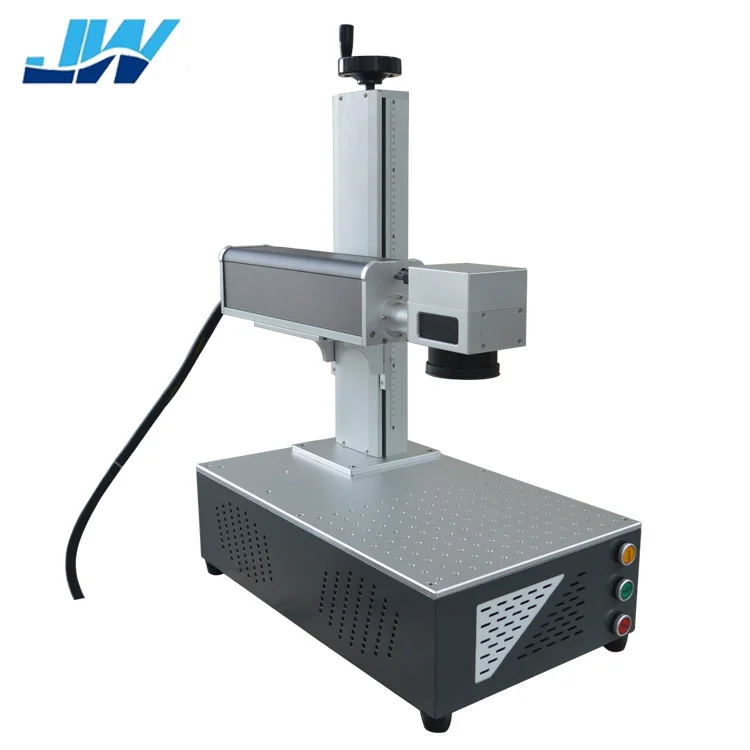 Portable Fiber Laser Engraver Machine 20W to 60W for Glass Cup/Bottle Laser Marking Small and Mobile Laser Engraving Unit