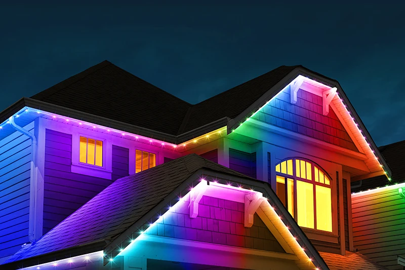 Rgb Светодиодный точечный светильник IP68 уличное праздничное рождественское постоянное освещение украшение