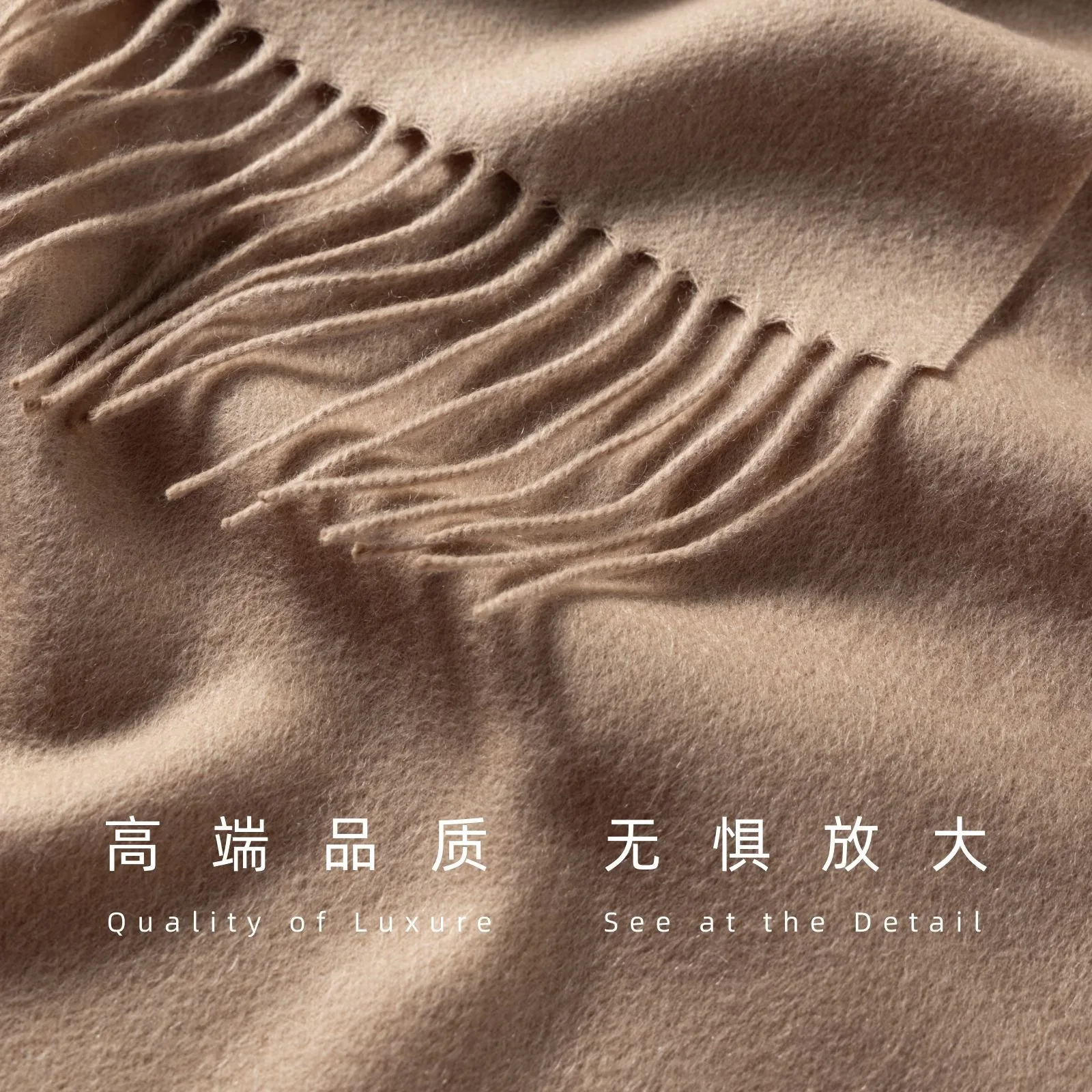 Pure Color 100% Wool Winter Scarf for Women High-Grade Fashion Simple Design Square and Handkerchief