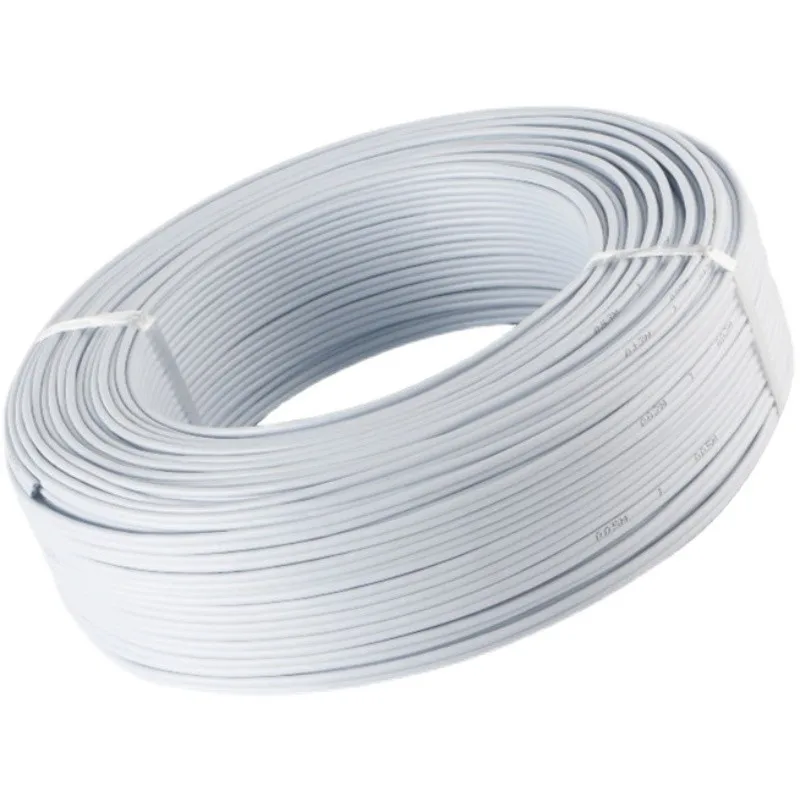 Figure 8 Parallel Webbed Cable Wire for Audio and Electronic Wiring White