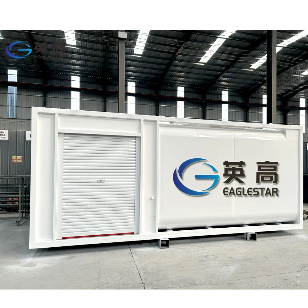 Container Petrol Station Fuel Dispenser with Tank Portable Bunted Diesel Fuel Tank 10000 liters