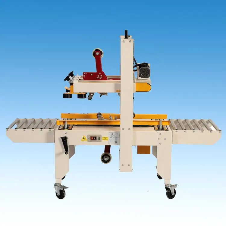 carton tape closing case sealer low price semi automatic scotch tape carton seal machine