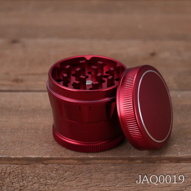 Wholesale Classic 4 Parts 63mm Aluminum Herb Grinder Custom Logo Tobacco Grinder Machine