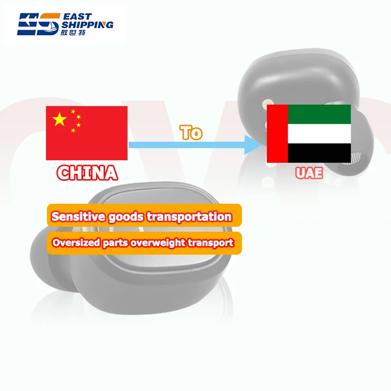 East Shipping Products To UAE Dubai Shipment DDP Sea Freight Sensitive Goods Transportation FCL LCL Container To UAE Dubai