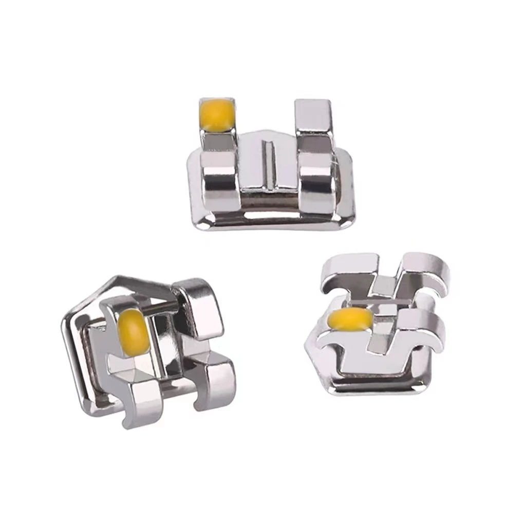 Медицинский стоматологический ортодонтический металлический кронштейн Sichuan UM с 345 крючками 022 018 зубные скобы ortho edgewise monoblock