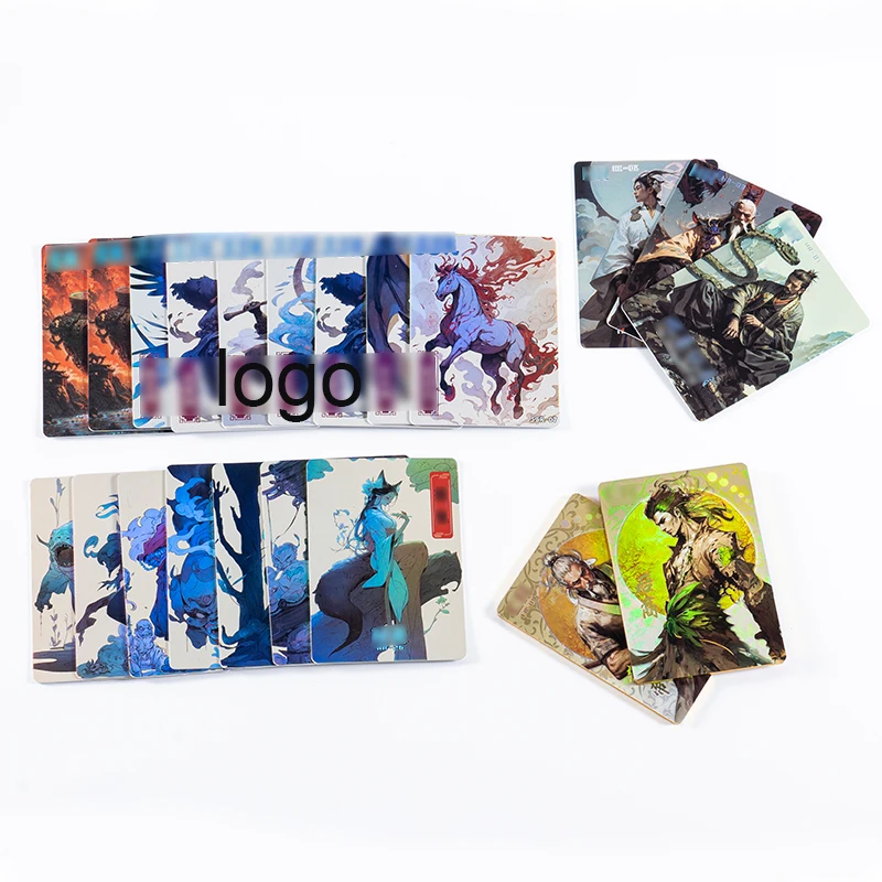Customize Gold Foil Star Playing Cards Printing Sports Trading Card Game Custom Animation Holographic Trading Card Supplier