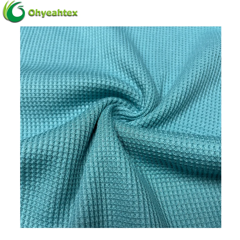 Wholesale 70% Bamboo 30% Organic Cotton Waffle Fabric For Baby Clothes