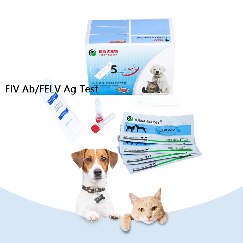 Manufacturer Feline Ab Test Kit Feline Combined FIV+FELV Rapid Test Kit