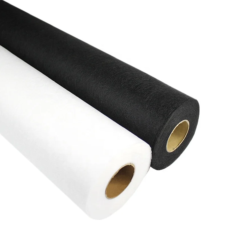 Hot Rolling Nonwoven Polyester Fusible Fusing tailoring materials gum stay Interlining and Interfacing Fabric for Clothes