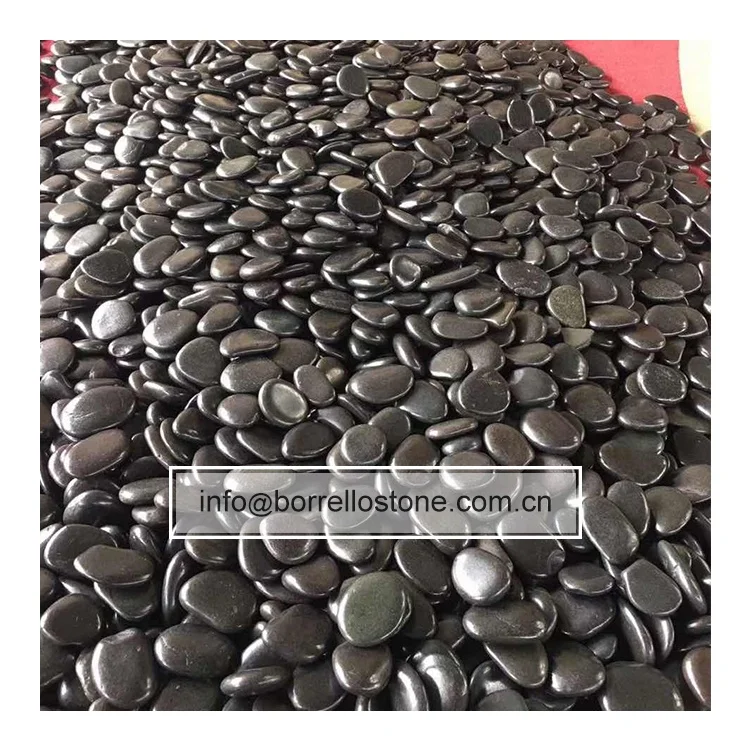 polished stone for foot massage mat pebble mat