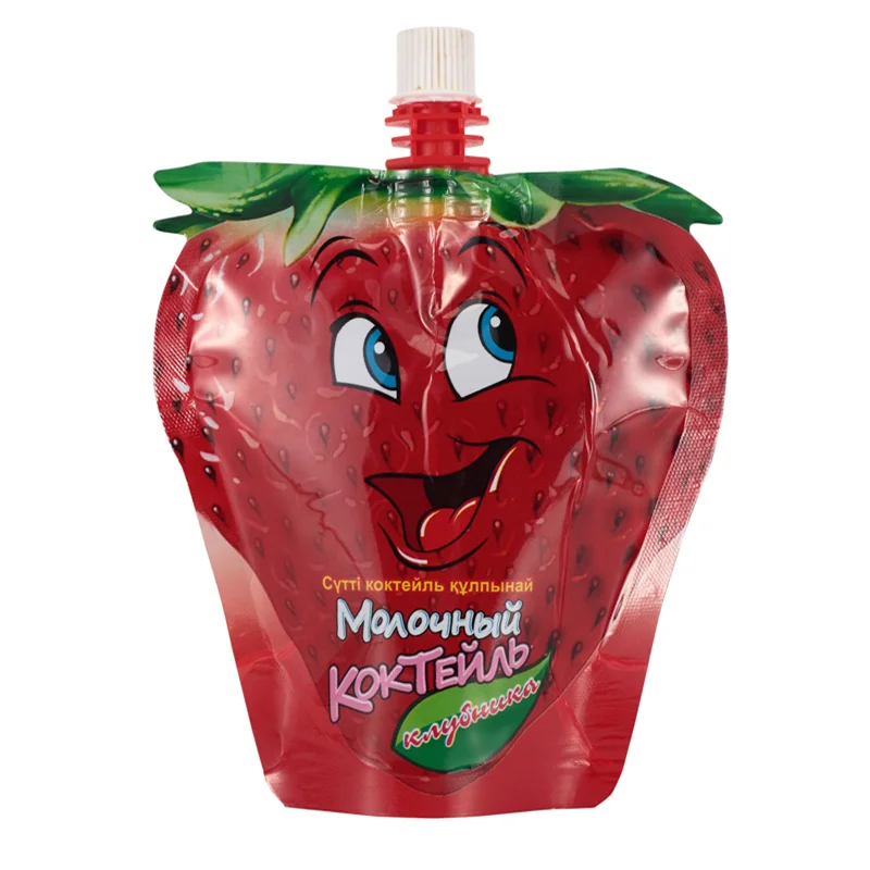 printed Food Grade Stand Up Spout Drink Beverage Coffee Pouches Bag