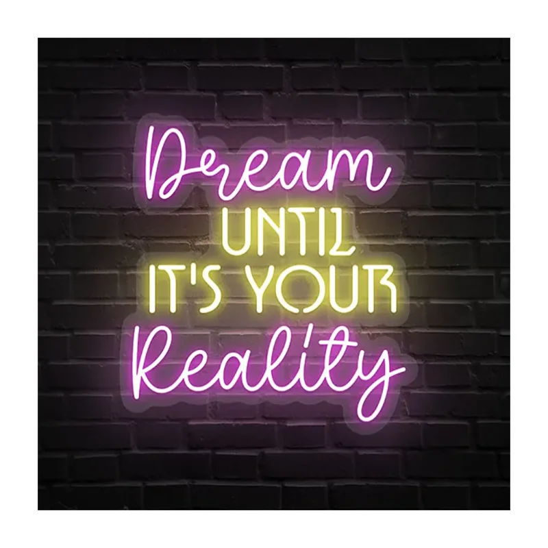 Advertising Free Design quality soft custom  til death neon sign casino neon letter sign