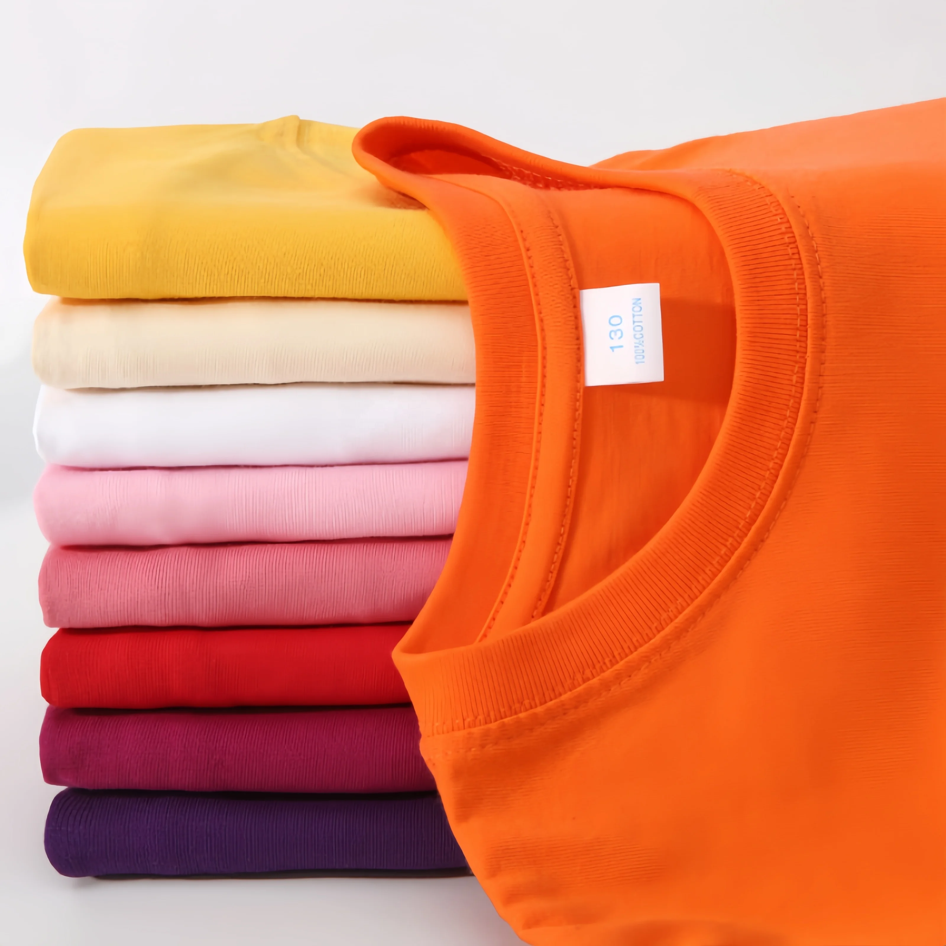 Custom Graphic Tee Wholesale Blank Plain Cotton Summer Girls Stone Washed Oversized T Shirt For Kid Boy Children