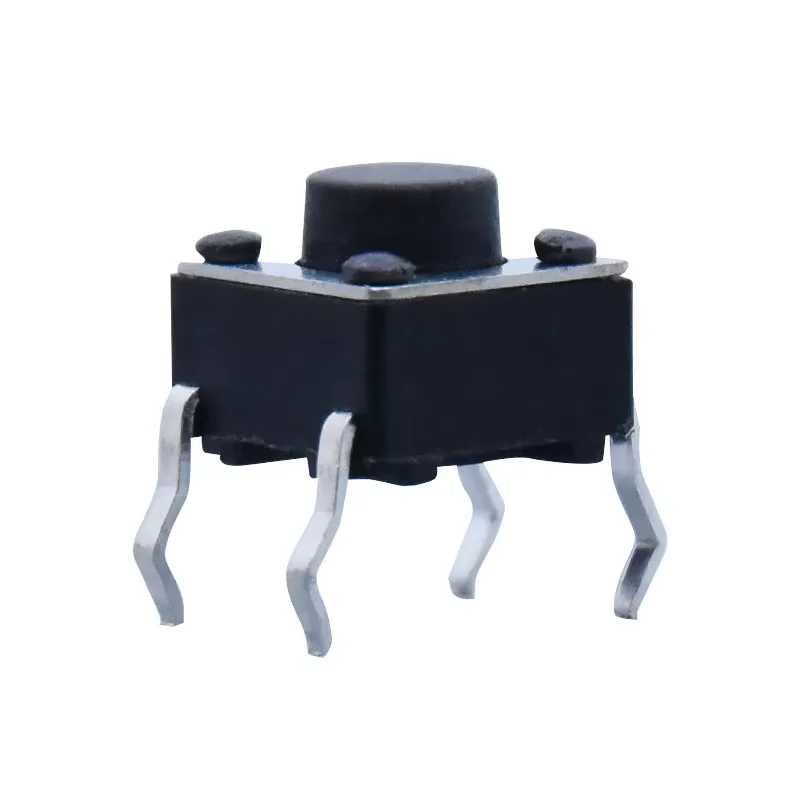 Usbrr  DIP 6x6 Tactile Switch 4 Pin Vertical 6*6 Push Button Tact Switch with Spring 6 x 6 On Off Micro Switches