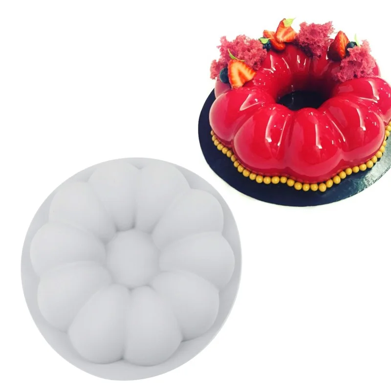 Customizable DIY Silicone Cake Moulding Equipment Halloween Pumpkin Silicone Cake Mould