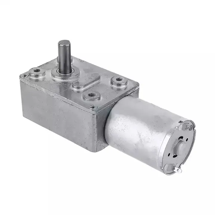 370 Worm Mini Geared Brush Motor BLDC 4632 Worm Gearbox Low Power Electric Brushless Motor