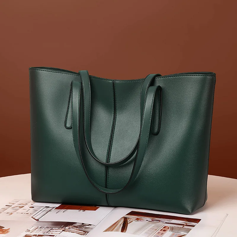 Hot Sale Black Leather Tote Bags Women Handbags Ladies Shoulder Sling Bag Women Big Totes Handbag Wholesale
