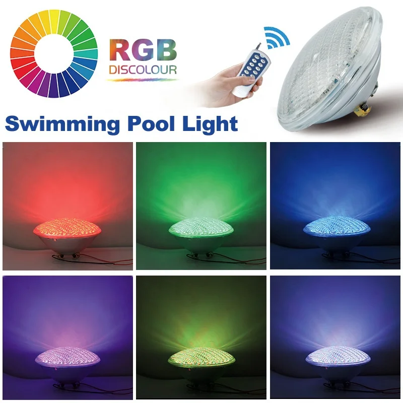 12 В стеклянная сменная Светодиодная лампа для бассейна Rgb Par56