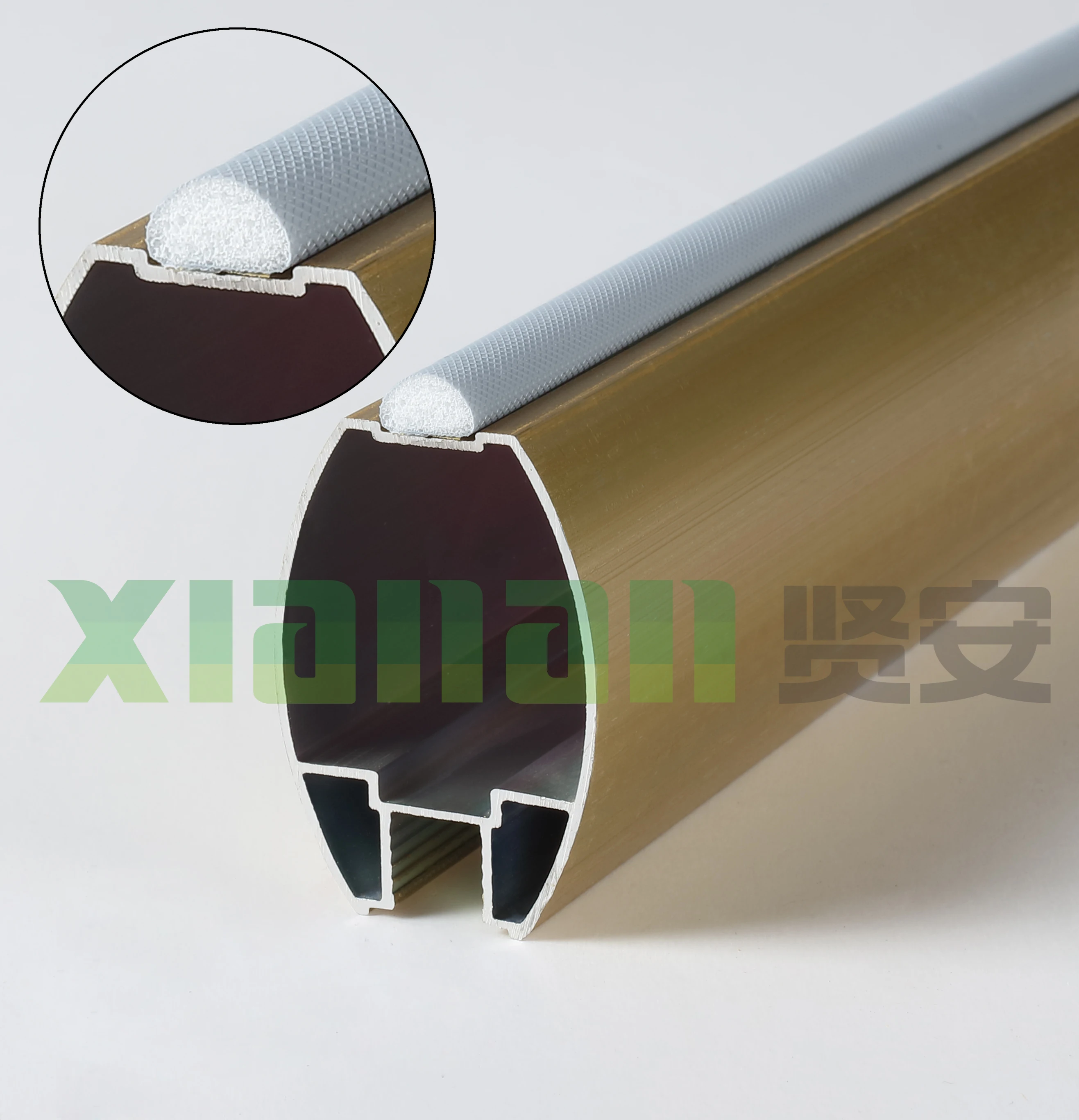 Xianan rubber  Waterproof PVC Strip  Shower Cubicle Glass Door Waterproof