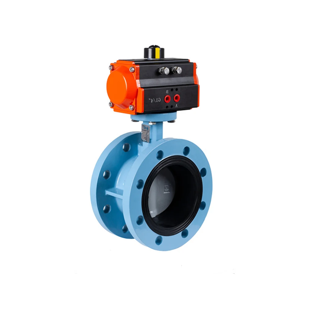 stainless steel pneumatic wafer butterfly valve price list