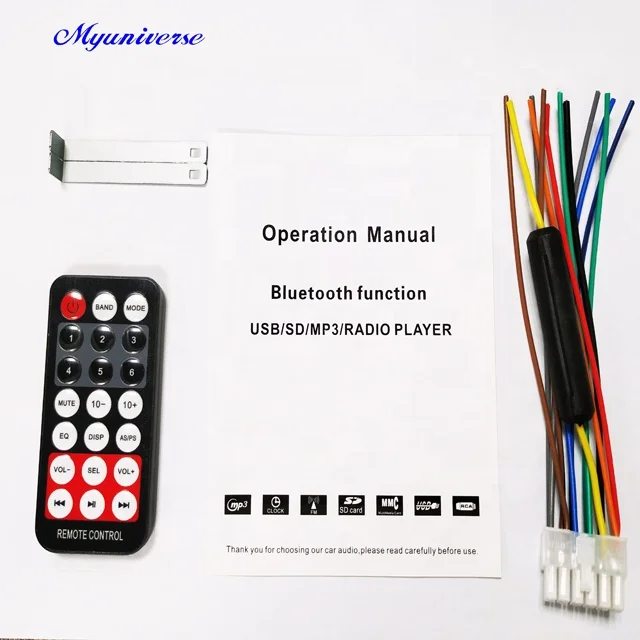 
HOT New style music 12V 1din car mp3 player with remote control 