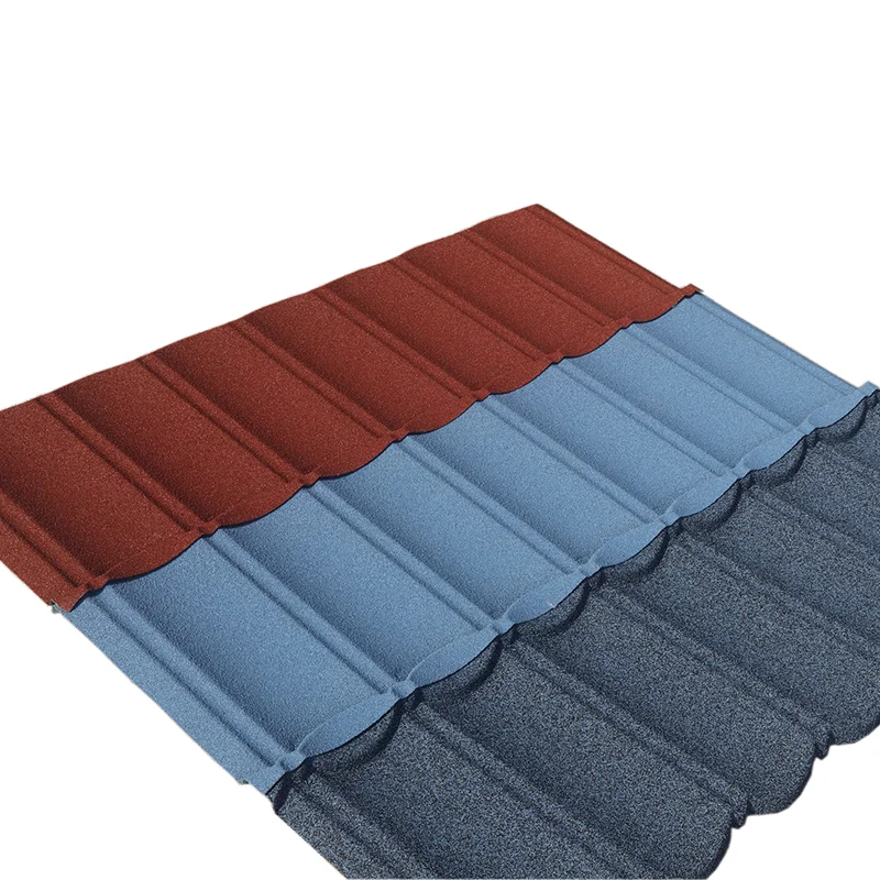 Customization thickness new color bond type Lightweight color stone coated metal accessories roof tile