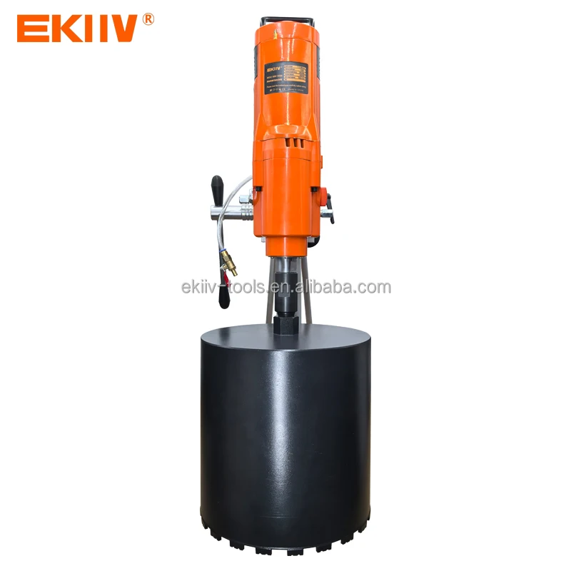 EKIIV OEM Reinforced Concrete Core Drill Machine 110/220V 50-60Hz 3 -Speed Gear Regulation Diamond Core Drill With Drill Stand